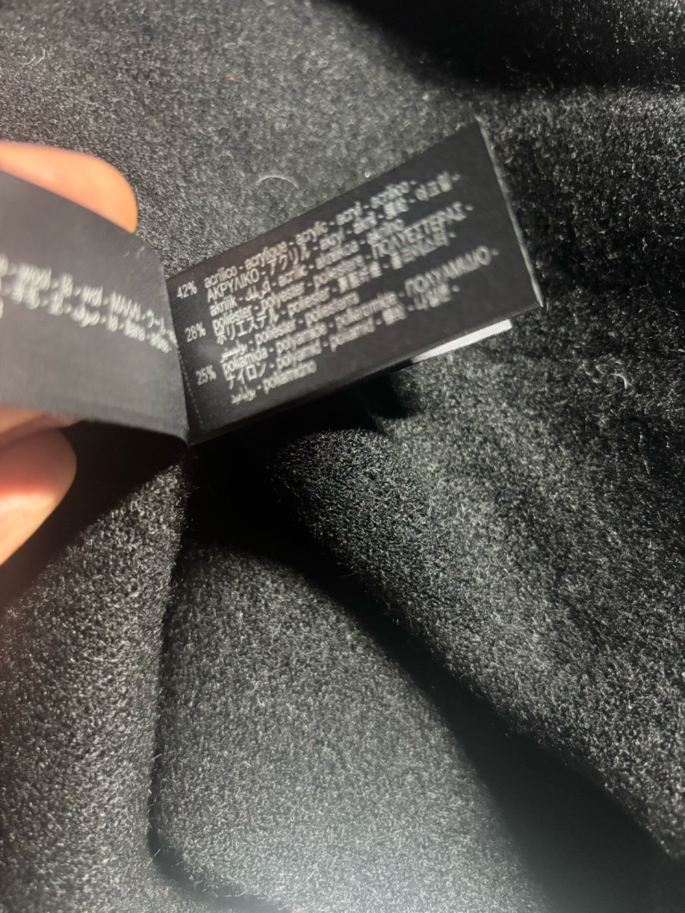 Zara Knit Fur Cape in Black, Sz Medium - Picture 15 of 16